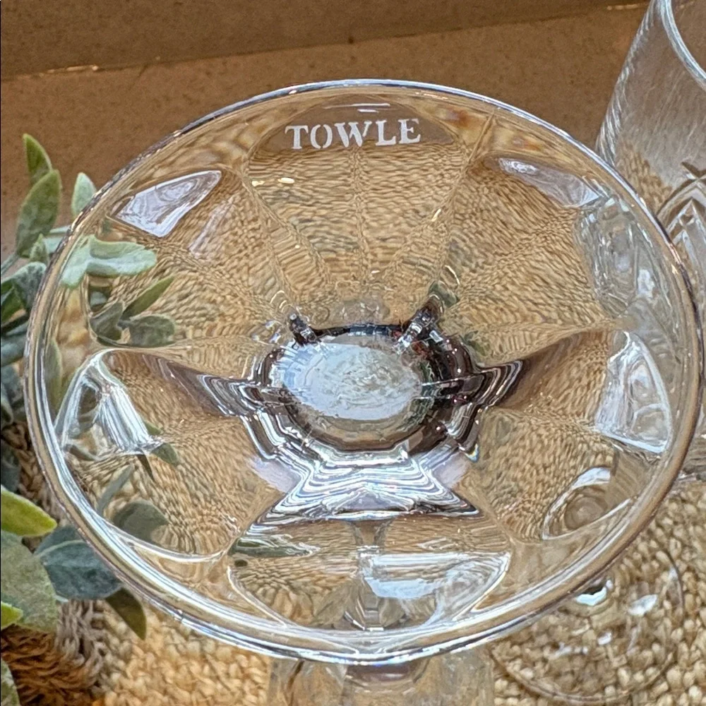 (2) Towle Fluted Champagne Glasses TOC4
